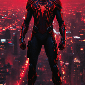Spider man metal poster